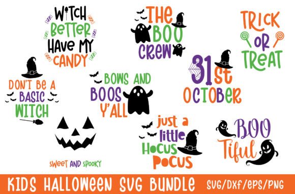 Download Kids Halloween SVG Bundle - Kids Collection