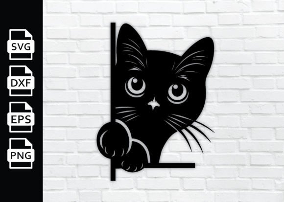 Download Peeking Cat SVG Cut Files DXF, PNG - Cut files Collection