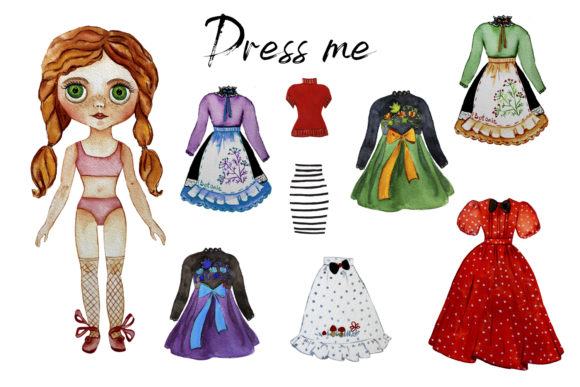 Download Paper Doll with Clothes - Premium Resources