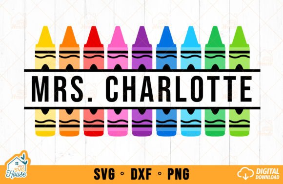 Download Crayon Split Monogram SVG School Teacher - Teacher Collection